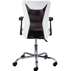 Drehstuhl Donny ergonomische Rückenlehne - weiß