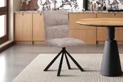 Drehstuhl Jackson | 45 x 59 x 91 cm | Farbe Sand