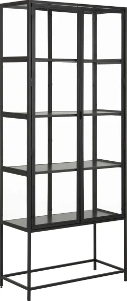 Dresser Dover 185cm 2 Türen - schwarz