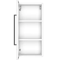 DusanBadezimmer : Hängeschränke, Spiegelschrank, Waschbeckenunterschrank - weiß