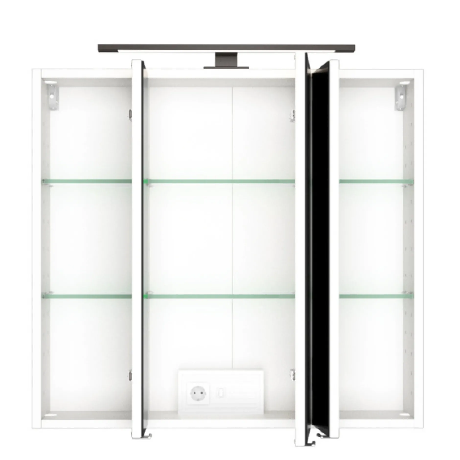DusanBadezimmer : Spiegelschrank, Waschtischunterschrank, Säulenschrank - weiß