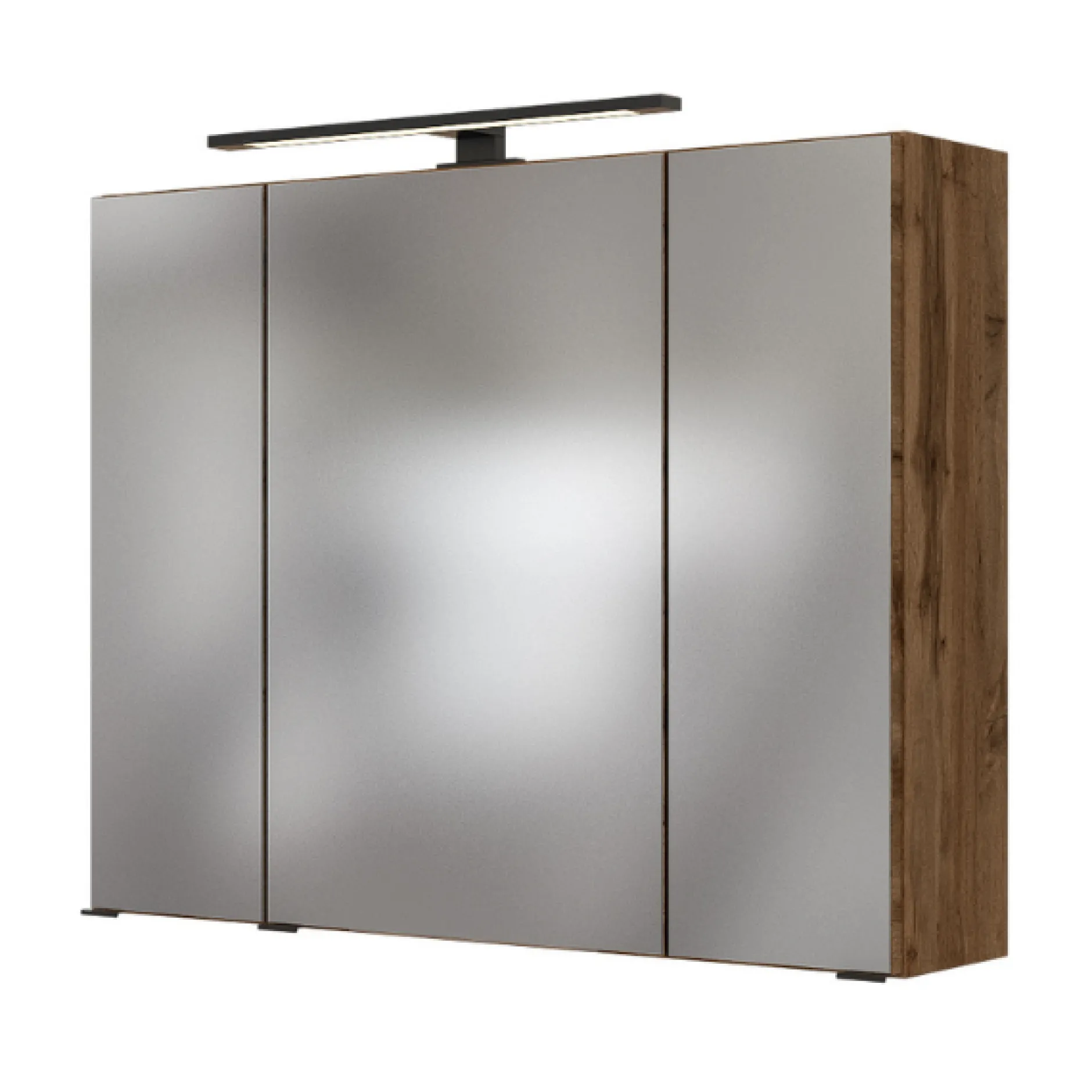DusanBadezimmer : Spiegelschrank, Waschtischschrank, Hängeschränke - wotan oak