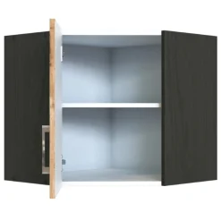 Eckschrank Sorrella 60cm 1 Tür - Eiche/Graphit