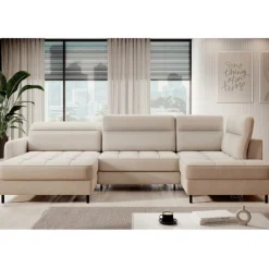Ecksofa Bernardo | 306 x 165 x 100 cm | Beige