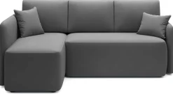 Ecksofa Henrichs | 206 x 150 x 89 cm | Dunkelgrau