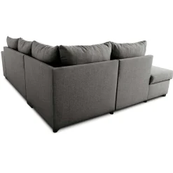 Ecksofa Mitchell links - mit Stauraum - anthrazit
