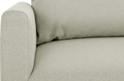 Ecksofa Tweety links - 192x137x82cm - beige Stoff