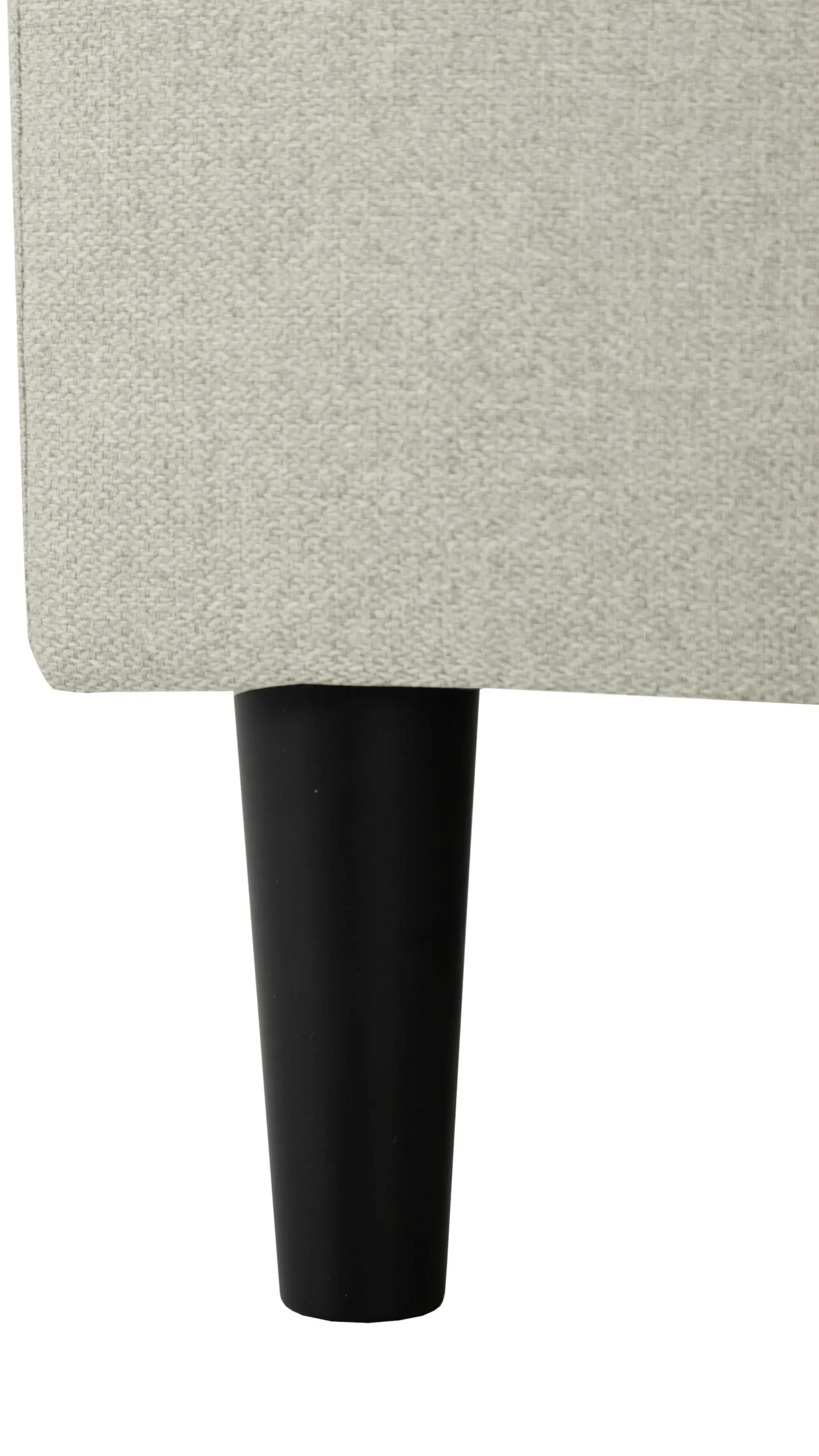 Ecksofa Tweety rechts - 192x137x82cm - beige Stoff