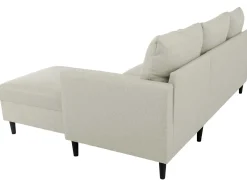 Ecksofa Tweety rechts - 192x137x82cm - beige Stoff