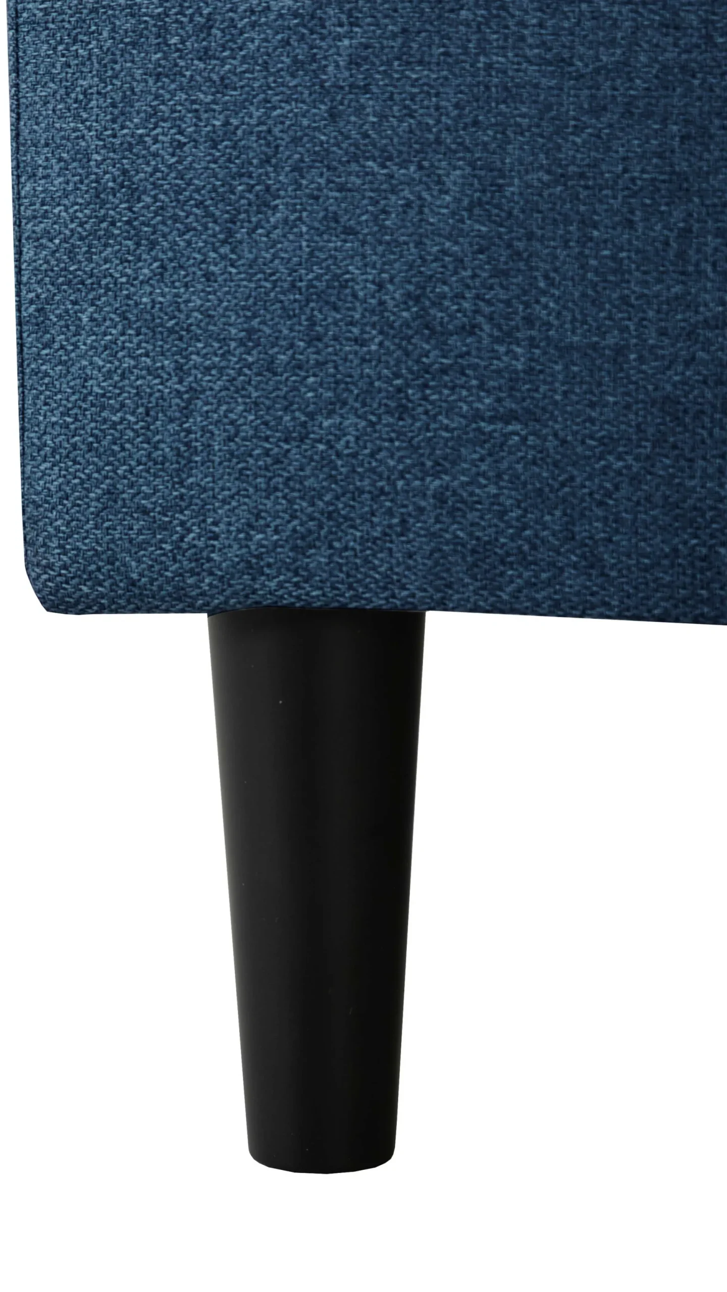 Ecksofa Tweety rechts - 192x137x82cm - Stoff navy blau