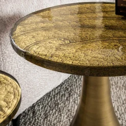 Eclipse Beistelltisch M - Antik Gold