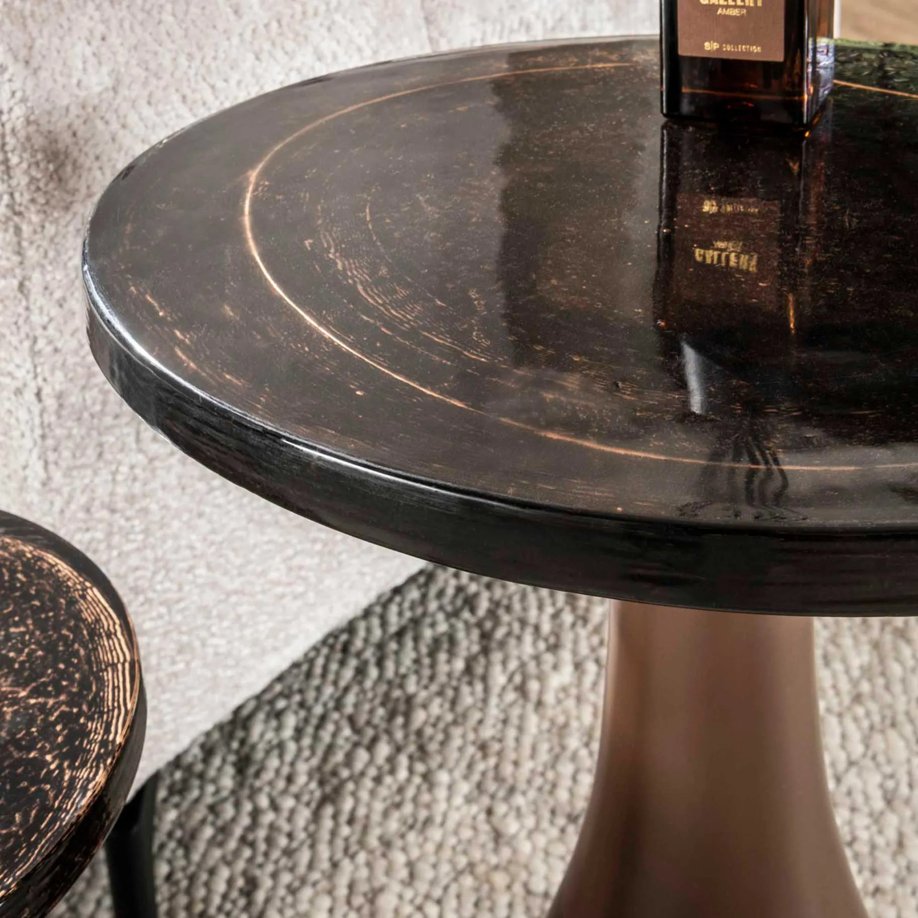 Eclipse Drop Beistelltisch M - Antik-Kupfer