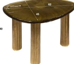 Eclipse M Couchtisch in Antikgold