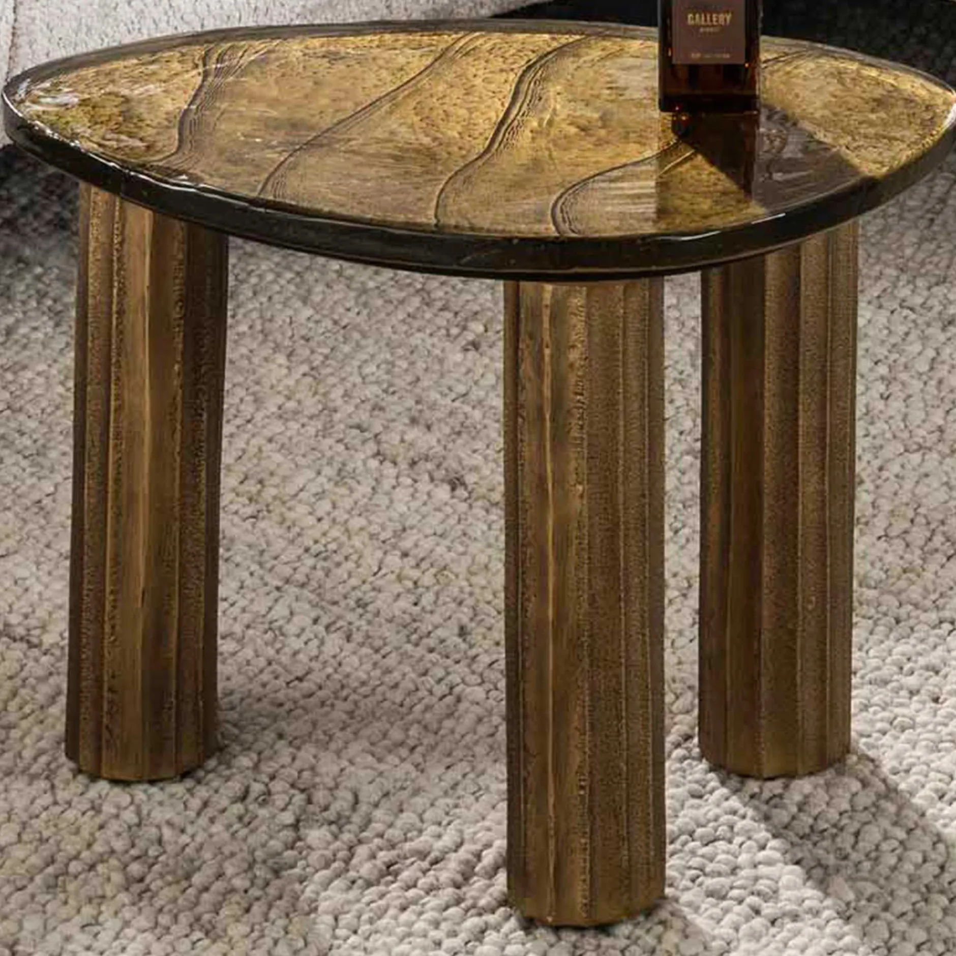 Eclipse S Antique Gold Couchtisch