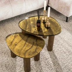 Eclipse S Antique Gold Couchtisch