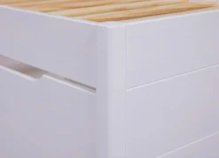 Efetivo Einzelbett 90x200cm mit Stauraum - weiß