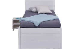 Efetivo Einzelbett 90x200cm mit Stauraum - weiß