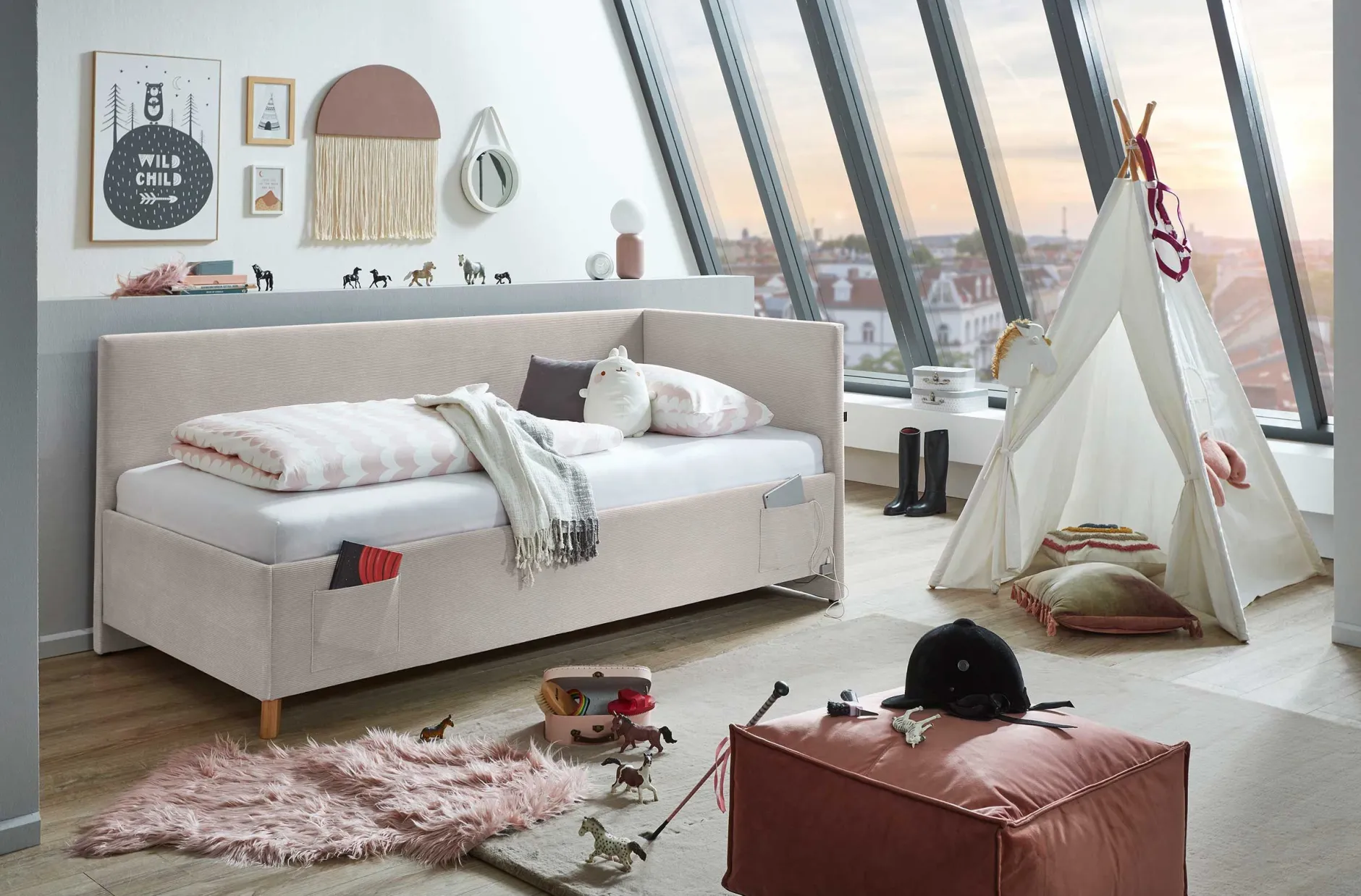 Einzelbett Cool | 90 x 200 cm | Design Nata