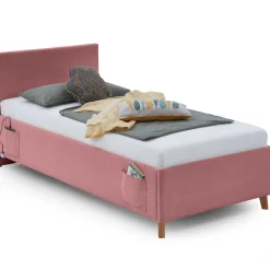 Einzelbett Cool | 90 x 200 cm | Rosa Design