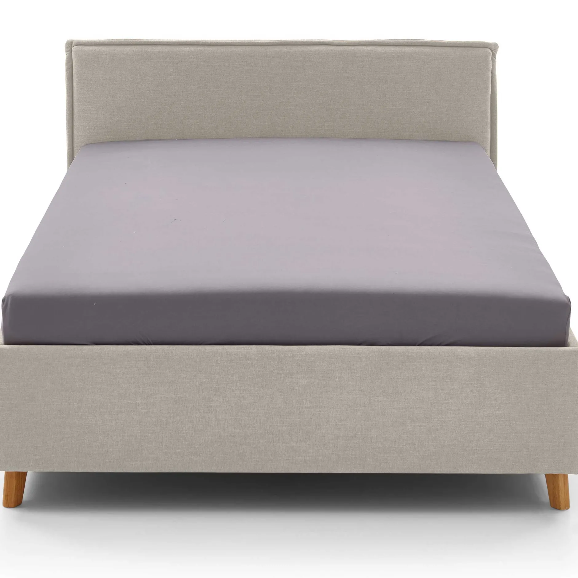 Einzelbett Ollie | 120 x 200 cm | Design Beige