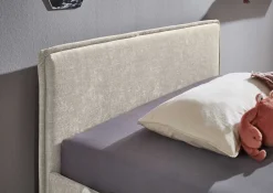 Einzelbett Ollie | 90 x 200 cm | Design Beige