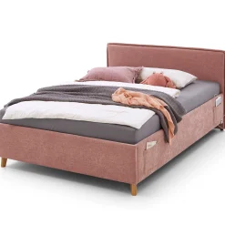 Einzelbett Ollie | 90 x 200 cm | Rosa Design