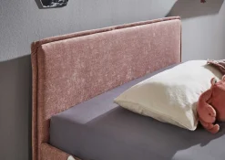 Einzelbett Ollie | 90 x 200 cm | Rosa Design