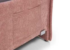 Einzelbett Ollie | 90 x 200 cm | Rosa Design