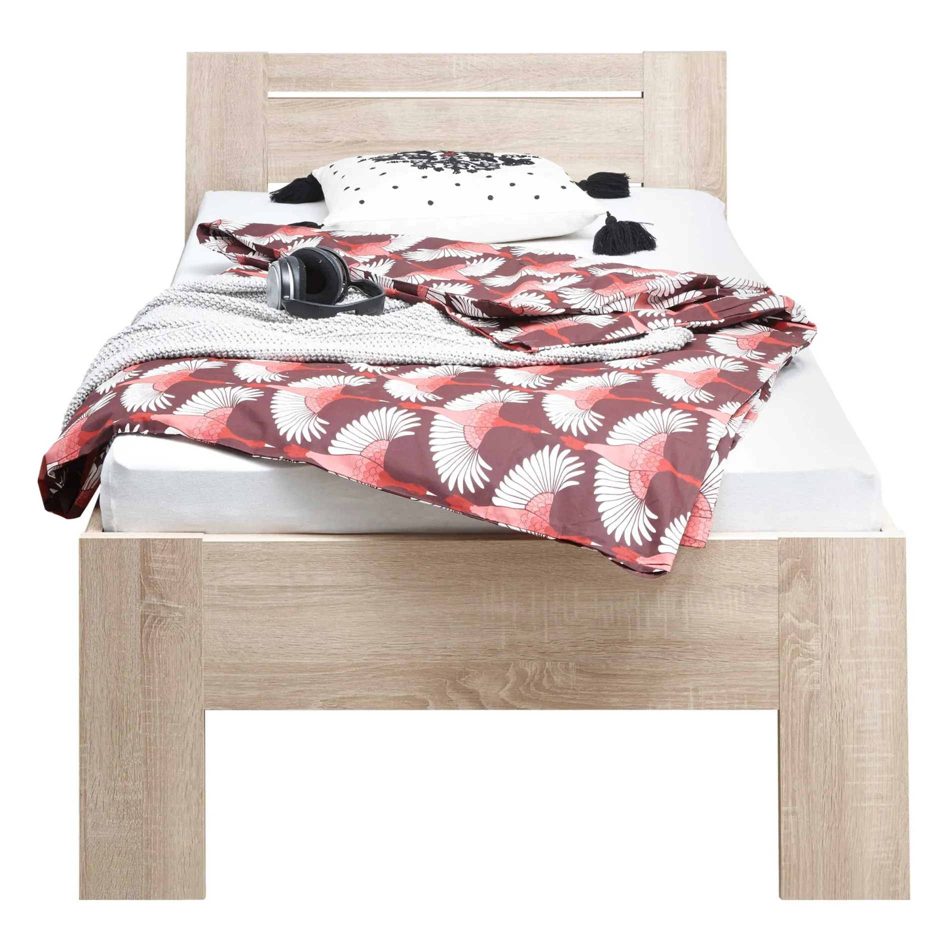 Einzelbett Sartre 90x200 - Eiche