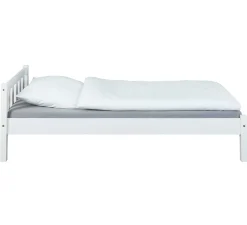 Einzelbett Vilmar massivholz - weiß