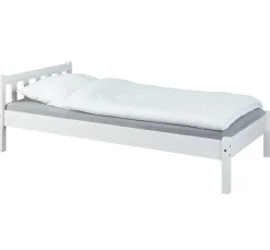 Einzelbett Vilmar massivholz - weiß