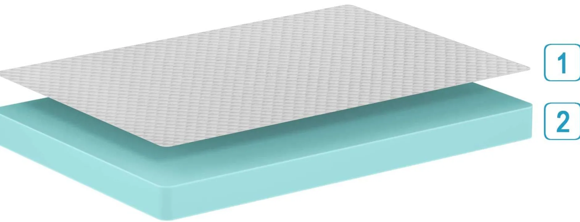 Einzelmatratze Comfort 90x190cm - Kaltschaum