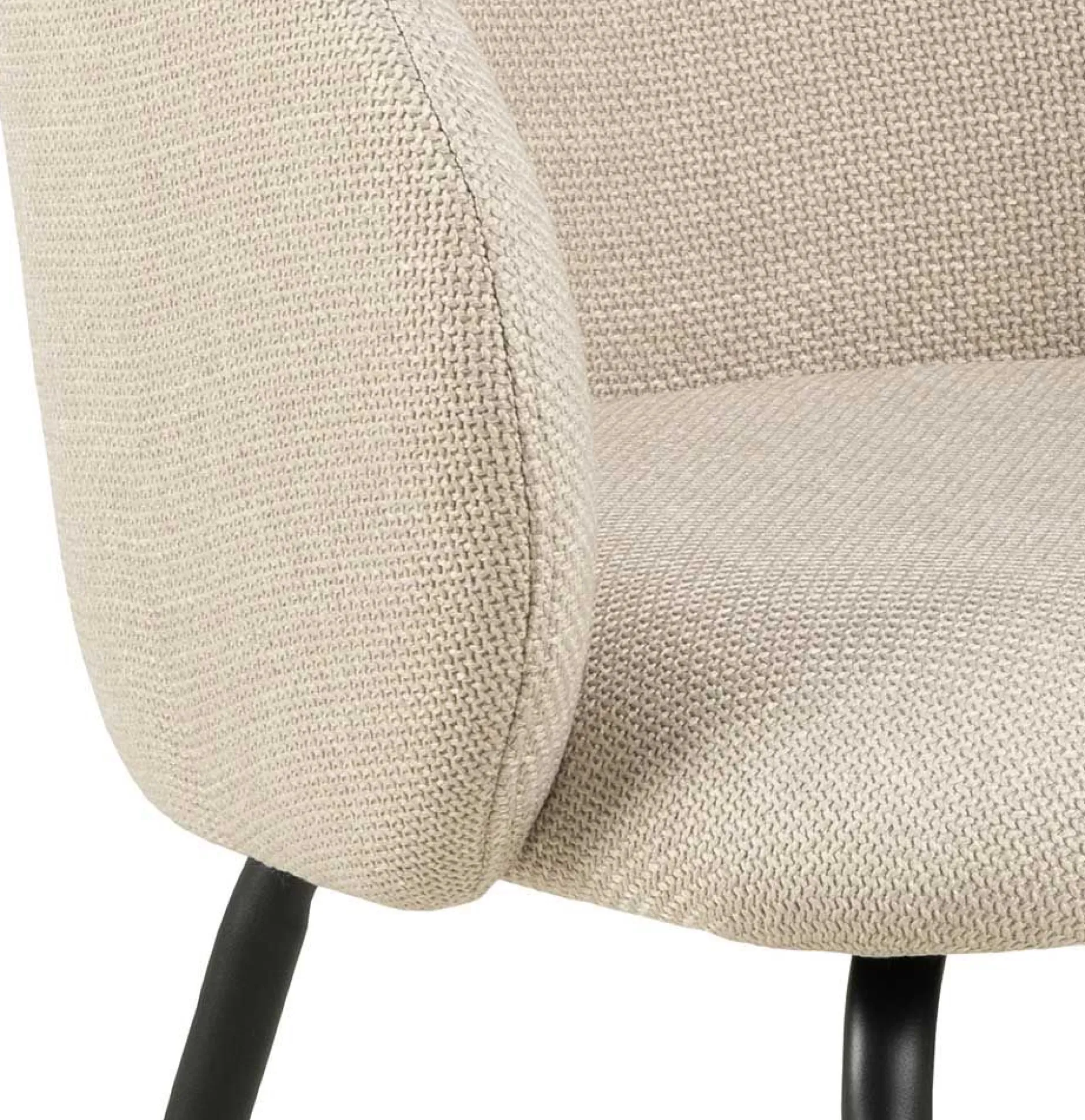 Eleanor Esszimmerstuhl - Stoff - beige