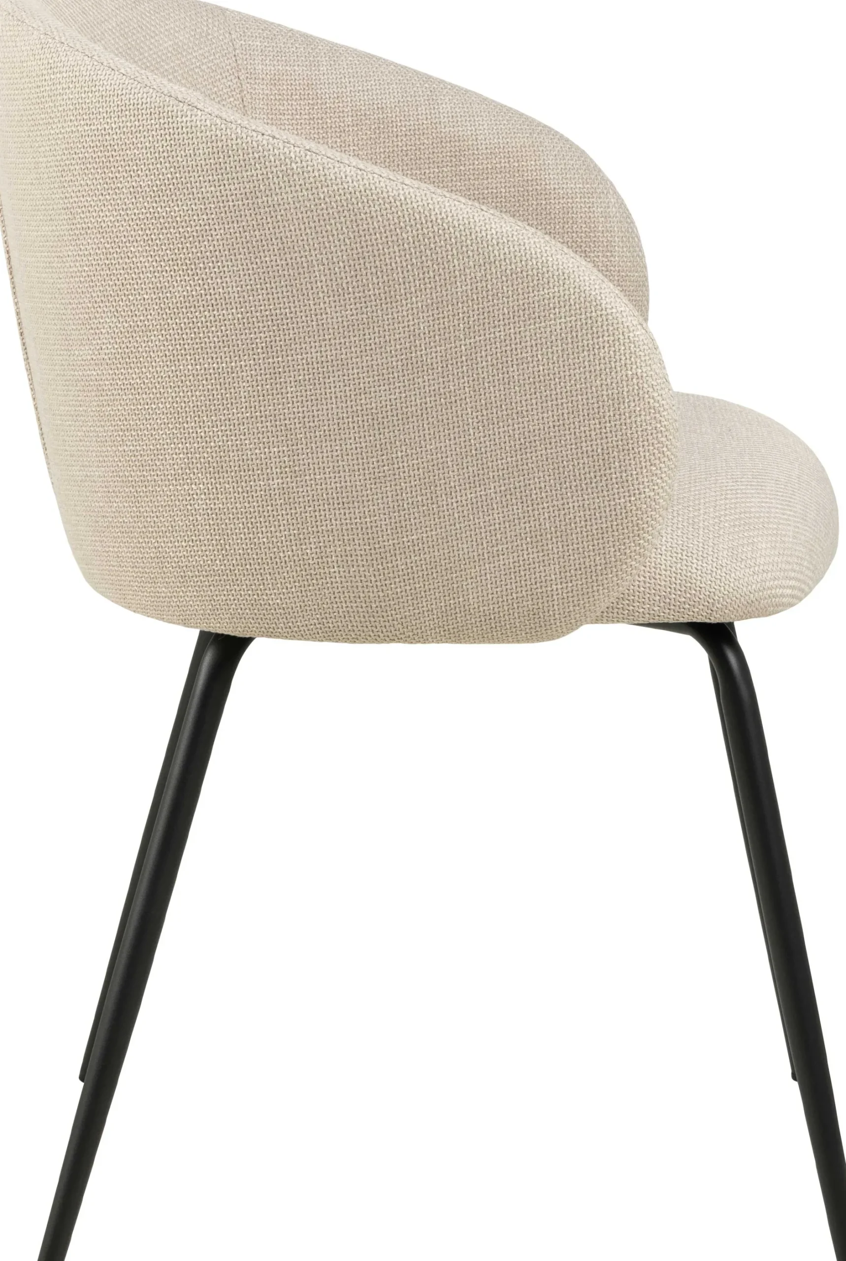 Eleanor Esszimmerstuhl - Stoff - beige