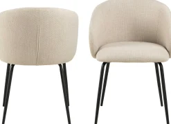 Eleanor Esszimmerstuhl - Stoff - beige