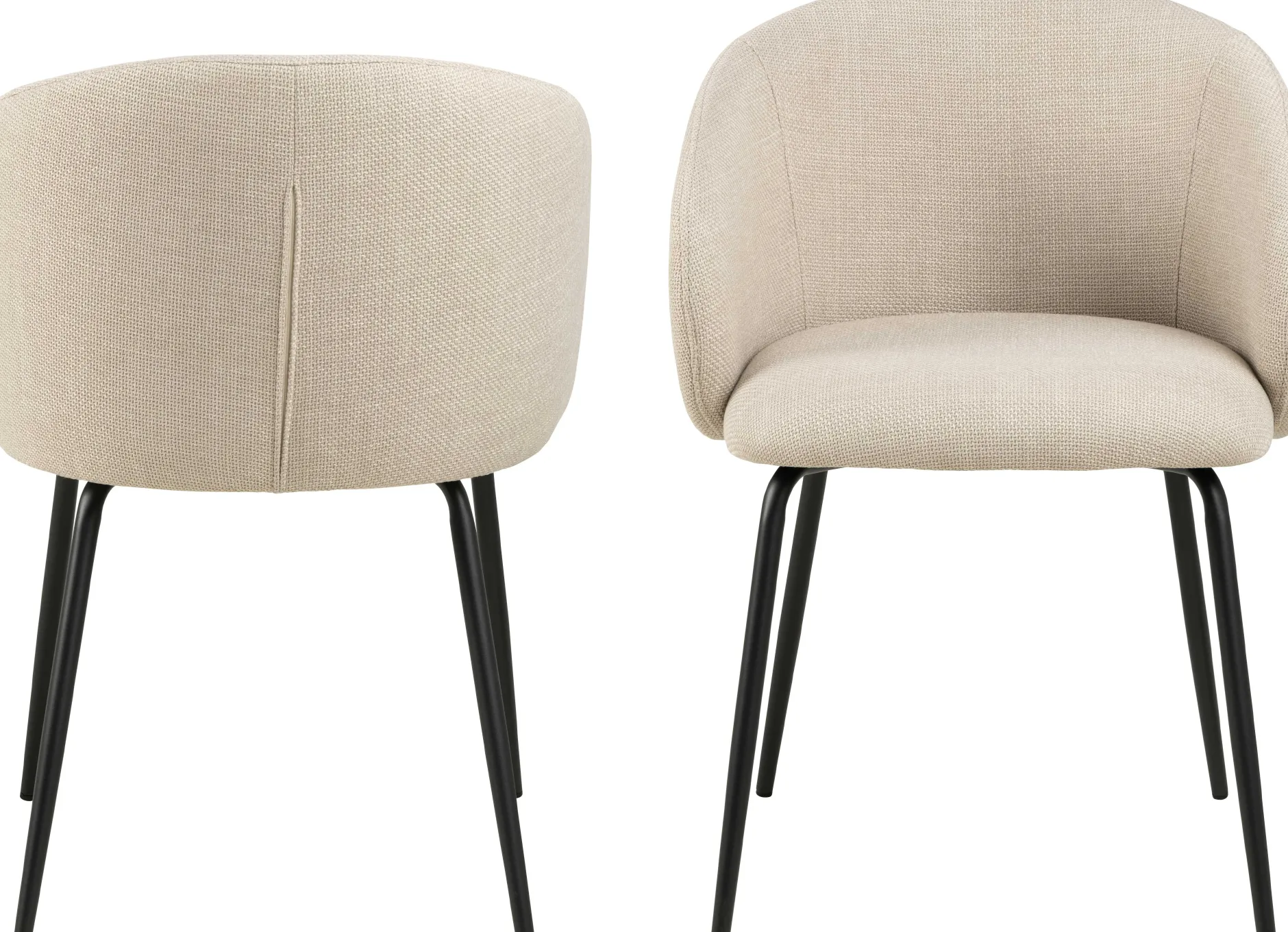 Eleanor Esszimmerstuhl - Stoff - beige