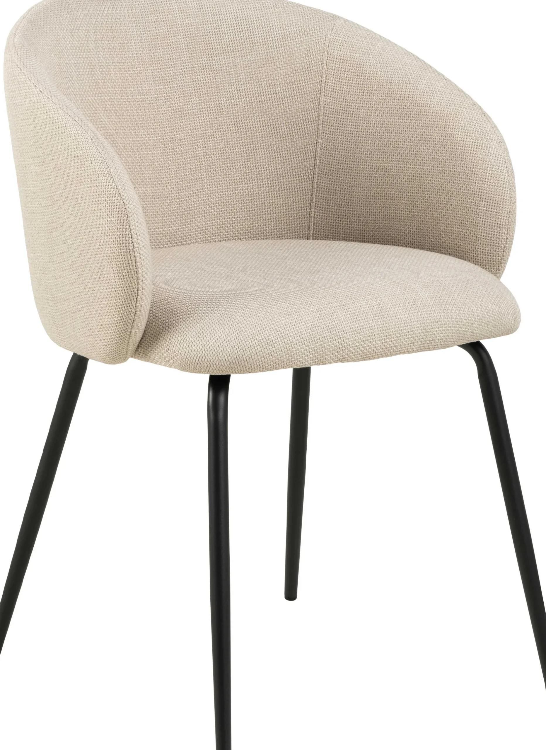 Eleanor Esszimmerstuhl - Stoff - beige