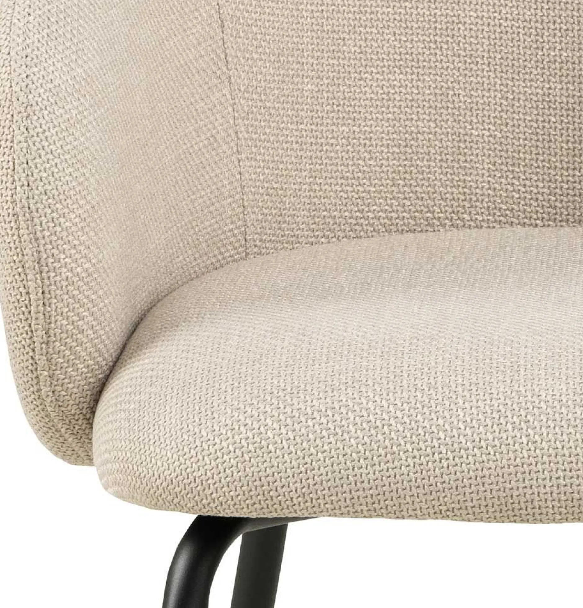 Eleanor Esszimmerstuhl - Stoff - beige