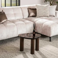 eleganter Eclipse S Couchtisch in Antik-Kupfer