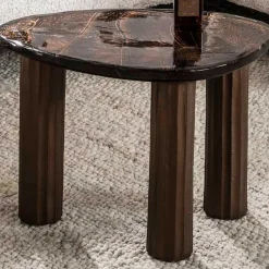 eleganter Eclipse S Couchtisch in Antik-Kupfer