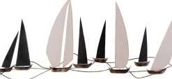 Enzo Dekoratives Wandaccessoire aus Metall | 100 % METALL | 117 x 5 x 52 cm