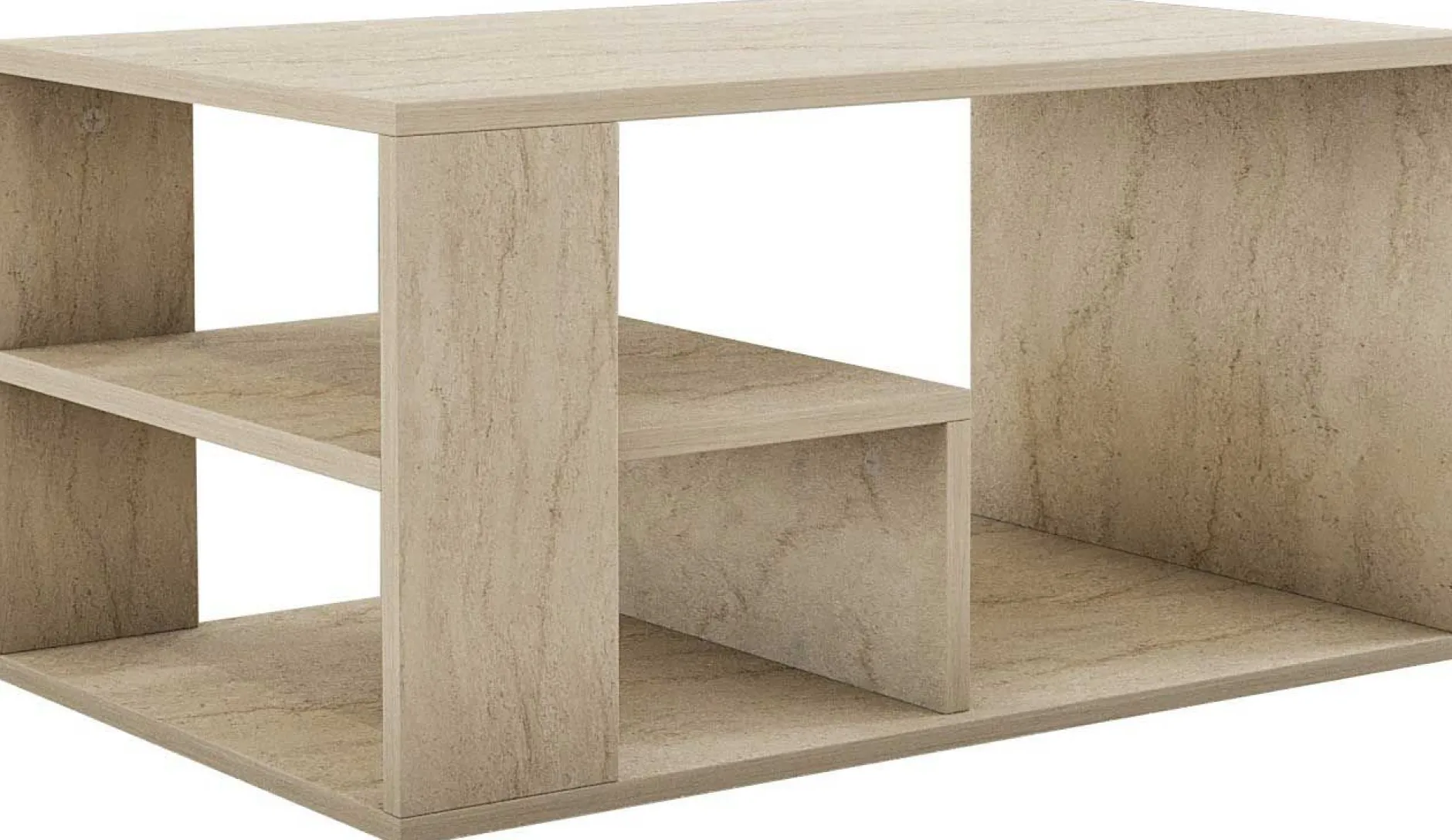 Eros Couchtisch | 100 % MELAMIN | Travertin