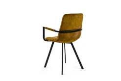 2er Set Esszimmerstühle Kana - ocker