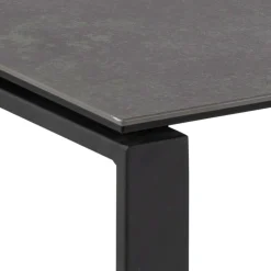 2er-Set Nicola Couchtische mit Keramikplatte - schwarz