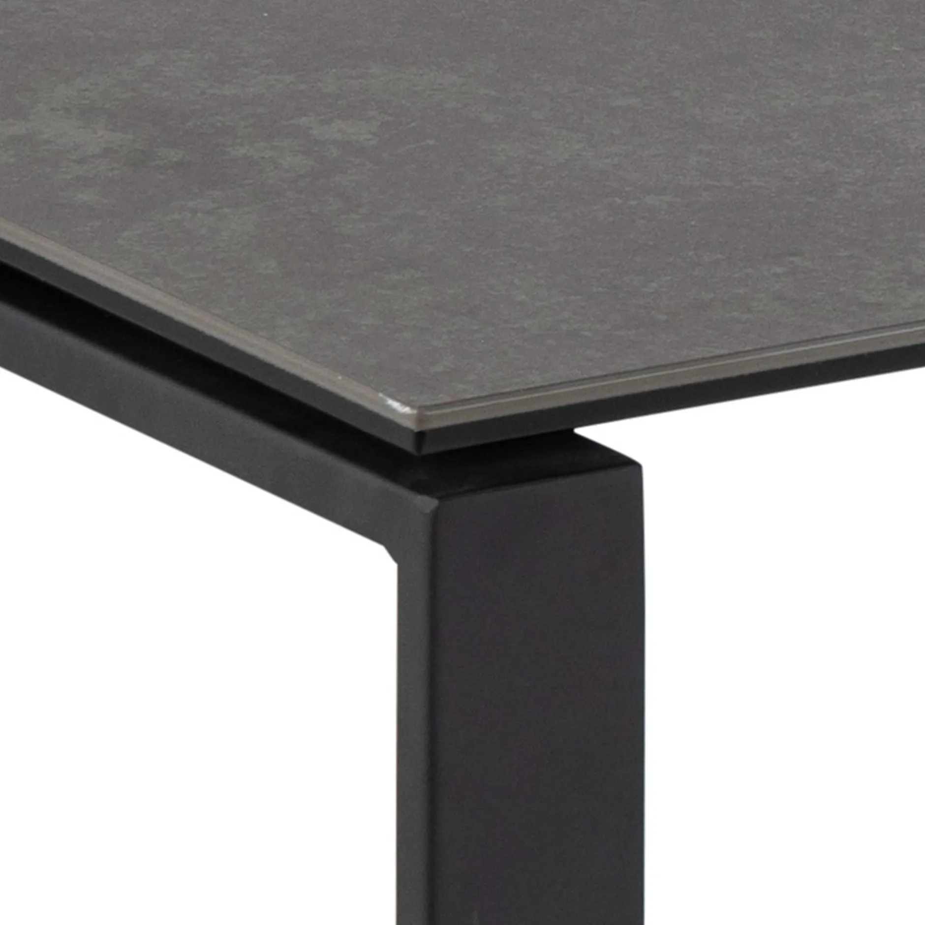 2er-Set Nicola Couchtische mit Keramikplatte - schwarz