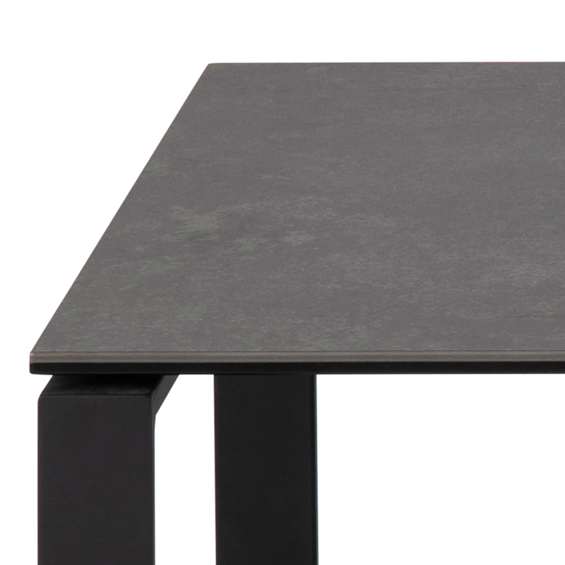 2er-Set Nicola Couchtische mit Keramikplatte - schwarz