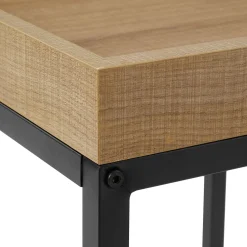 2er-Set quadratische Beistelltische Hanne 45x40 - mango/sch