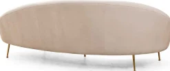 Eses 3-Sitzer-Sofa | BUCHENHOLZ / SPANPLATTE | Beige
