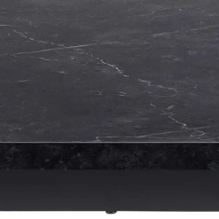Esstisch Amanda 160x90 - Marmor/schwarz