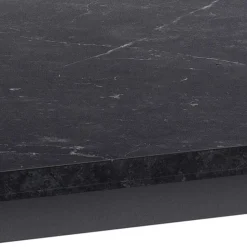 Esstisch Amanda 160x90 - Marmor/schwarz